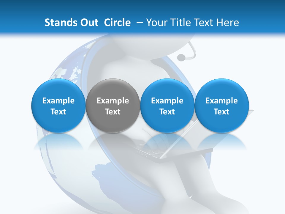 Image World Grey PowerPoint Template