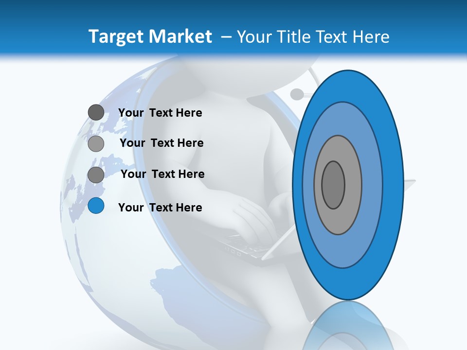 Image World Grey PowerPoint Template