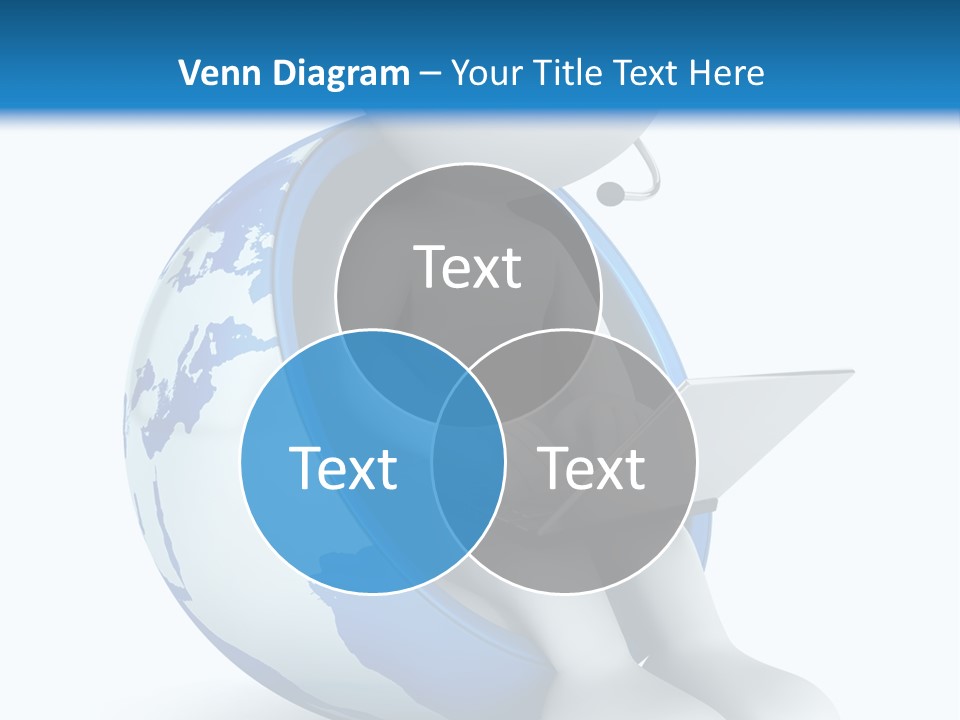 Image World Grey PowerPoint Template