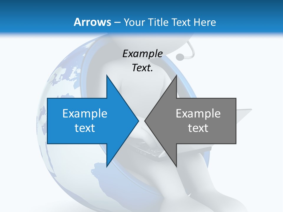 Image World Grey PowerPoint Template