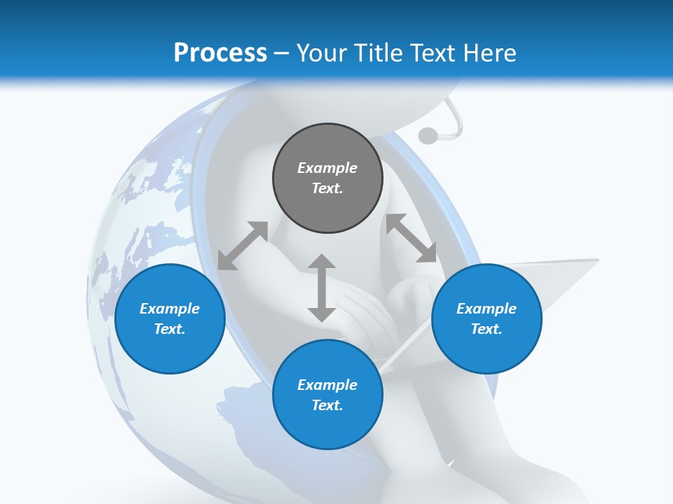 Image World Grey PowerPoint Template