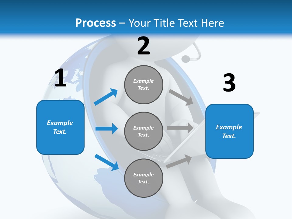 Image World Grey PowerPoint Template