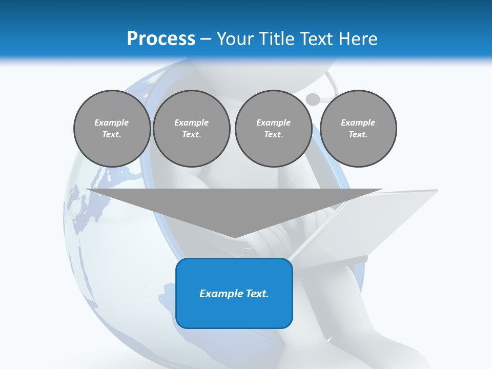 Image World Grey PowerPoint Template