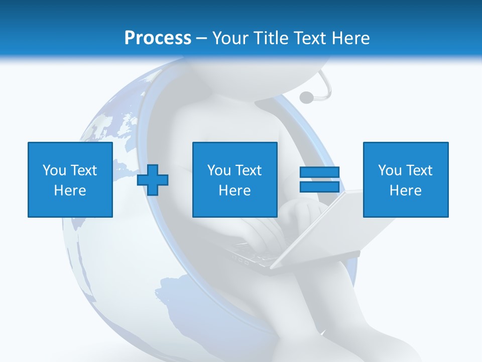 Image World Grey PowerPoint Template