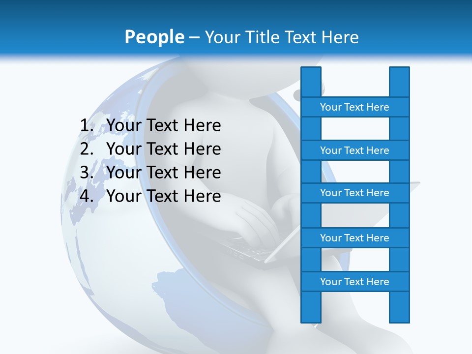 Image World Grey PowerPoint Template