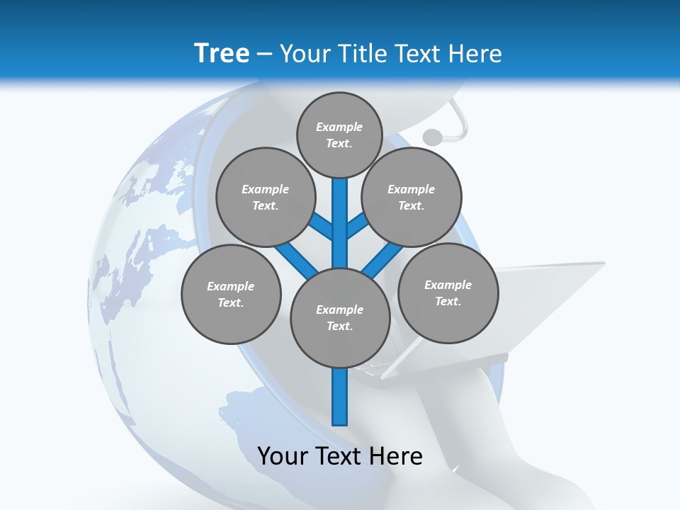 Image World Grey PowerPoint Template