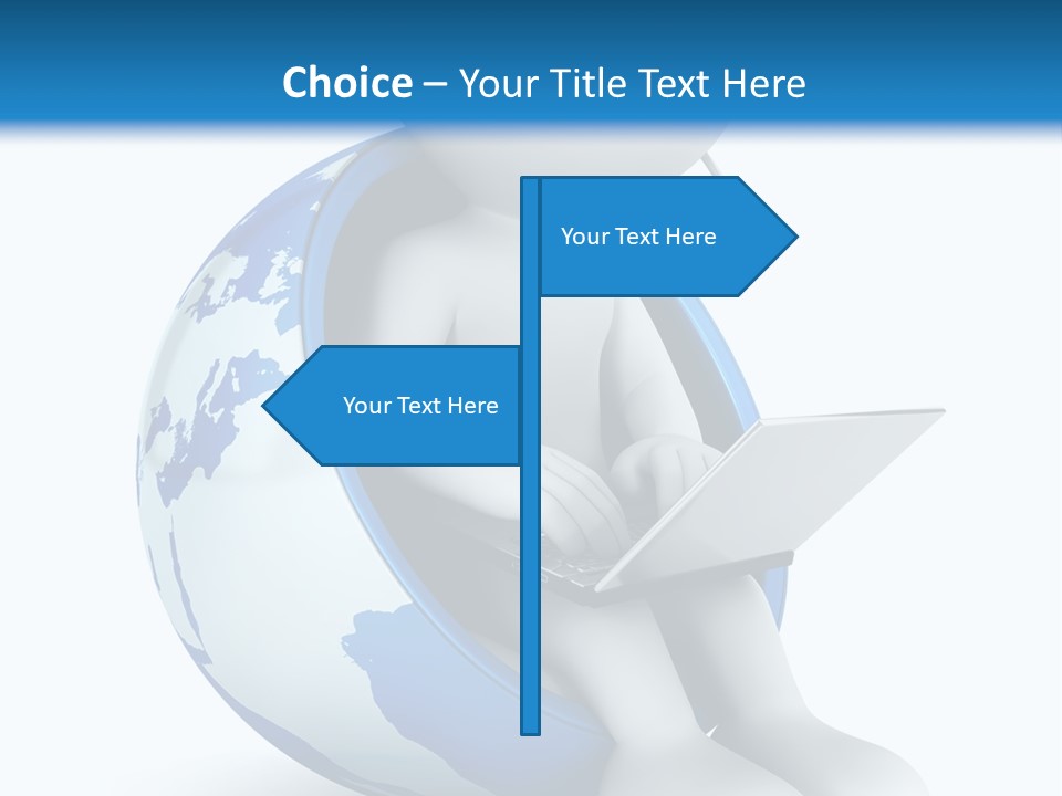 Image World Grey PowerPoint Template