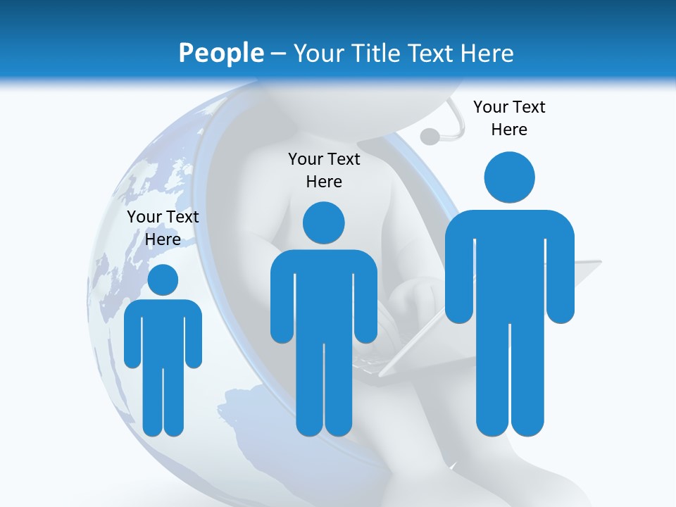 Image World Grey PowerPoint Template