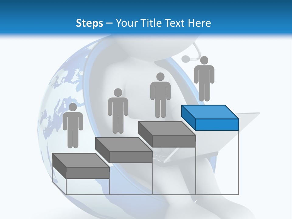 Image World Grey PowerPoint Template