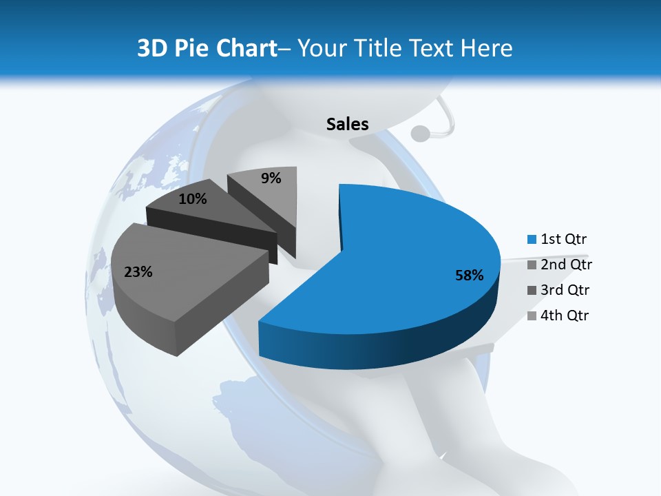 Image World Grey PowerPoint Template