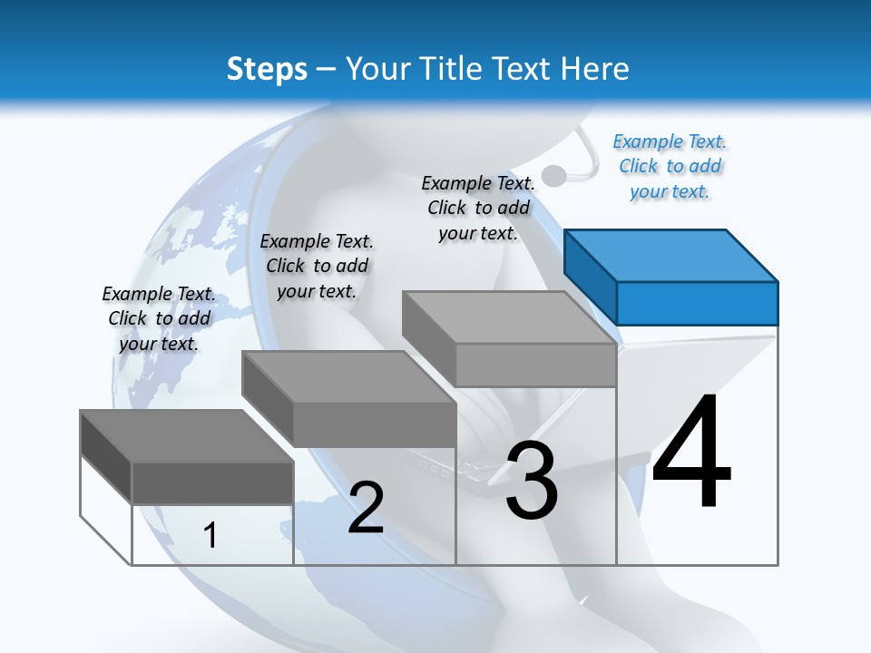Image World Grey PowerPoint Template
