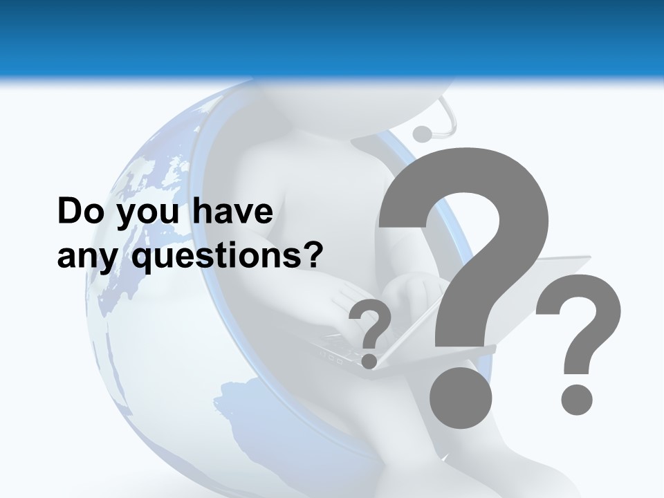 Image World Grey PowerPoint Template