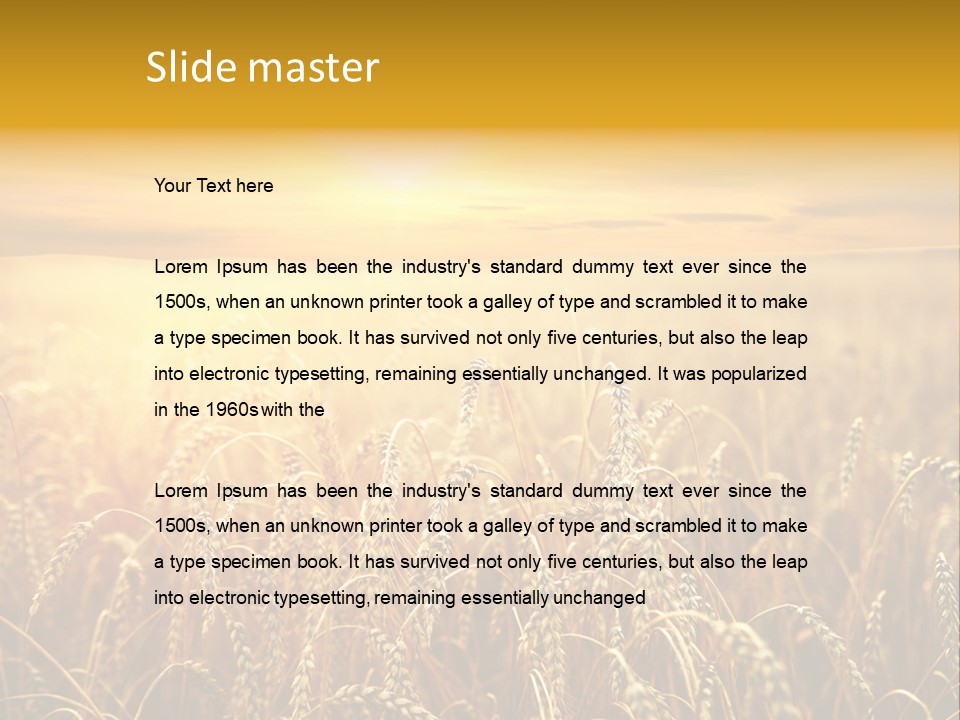 Un Et Outdoor Nature PowerPoint Template