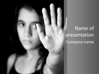 Discrimination Human Negation PowerPoint Template