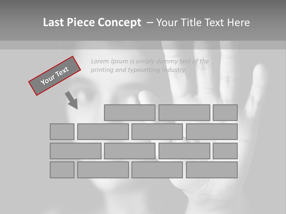 Discrimination Human Negation PowerPoint Template