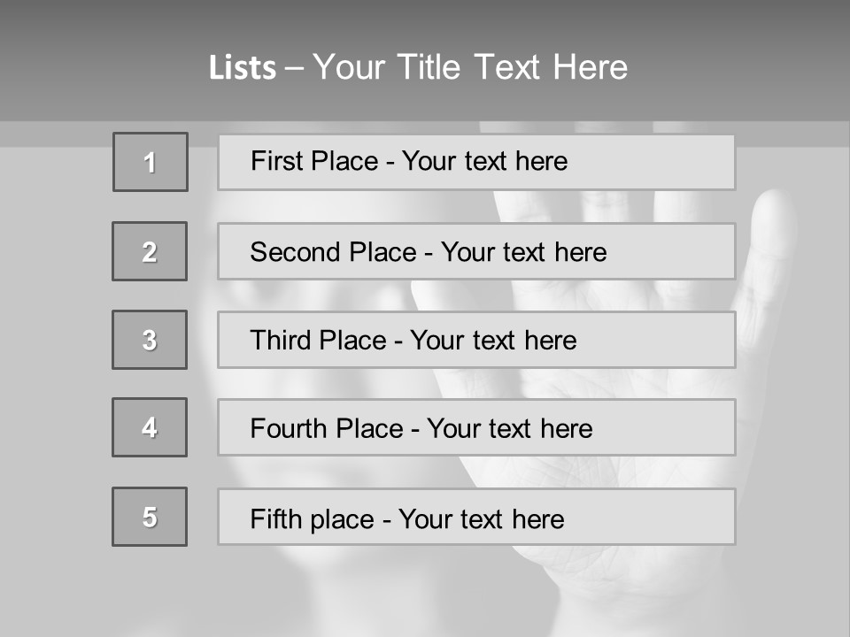 Discrimination Human Negation PowerPoint Template