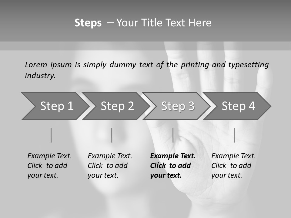 Discrimination Human Negation PowerPoint Template