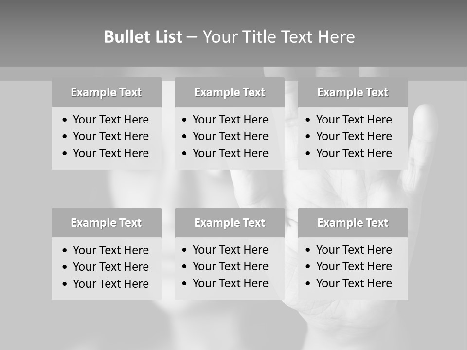 Discrimination Human Negation PowerPoint Template