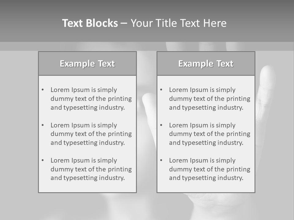 Discrimination Human Negation PowerPoint Template