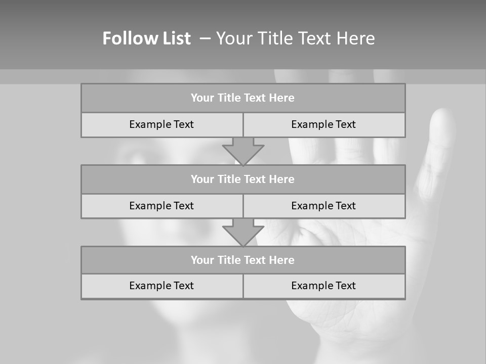 Discrimination Human Negation PowerPoint Template