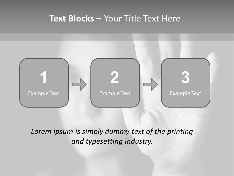Discrimination Human Negation PowerPoint Template