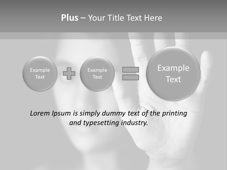 Discrimination Human Negation PowerPoint Template