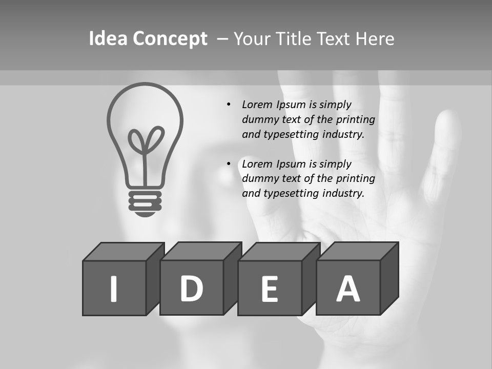 Discrimination Human Negation PowerPoint Template