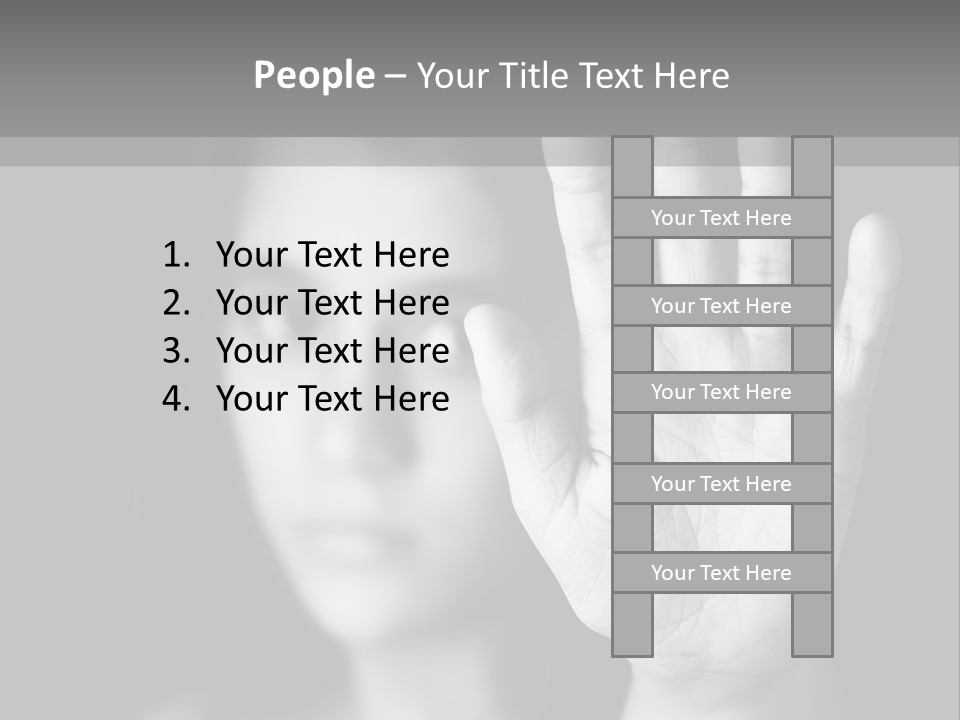 Discrimination Human Negation PowerPoint Template