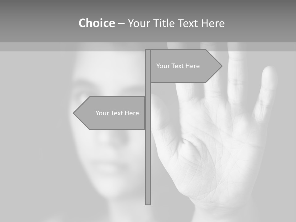 Discrimination Human Negation PowerPoint Template