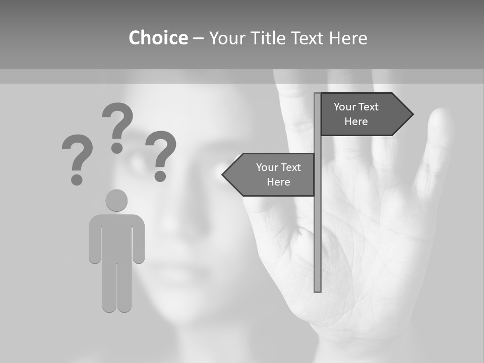 Discrimination Human Negation PowerPoint Template