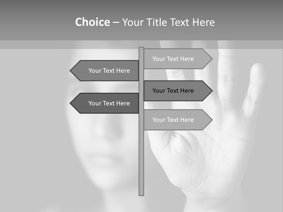 Discrimination Human Negation PowerPoint Template