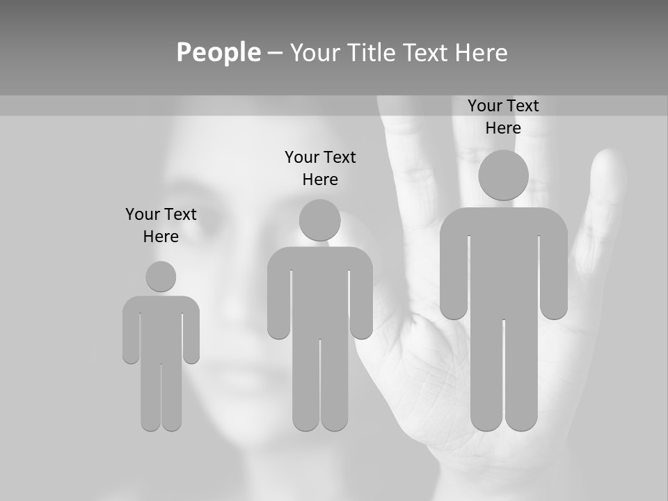 Discrimination Human Negation PowerPoint Template