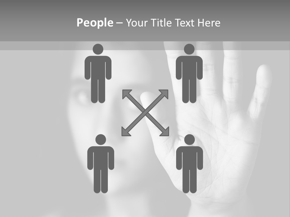 Discrimination Human Negation PowerPoint Template