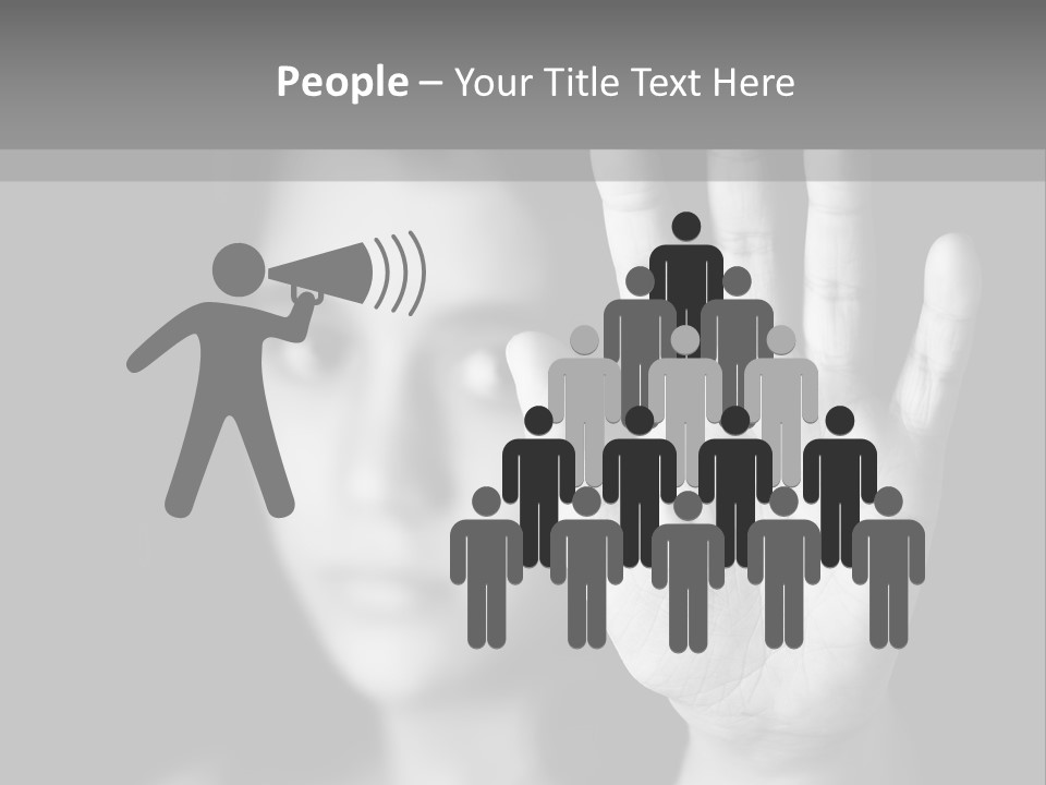 Discrimination Human Negation PowerPoint Template