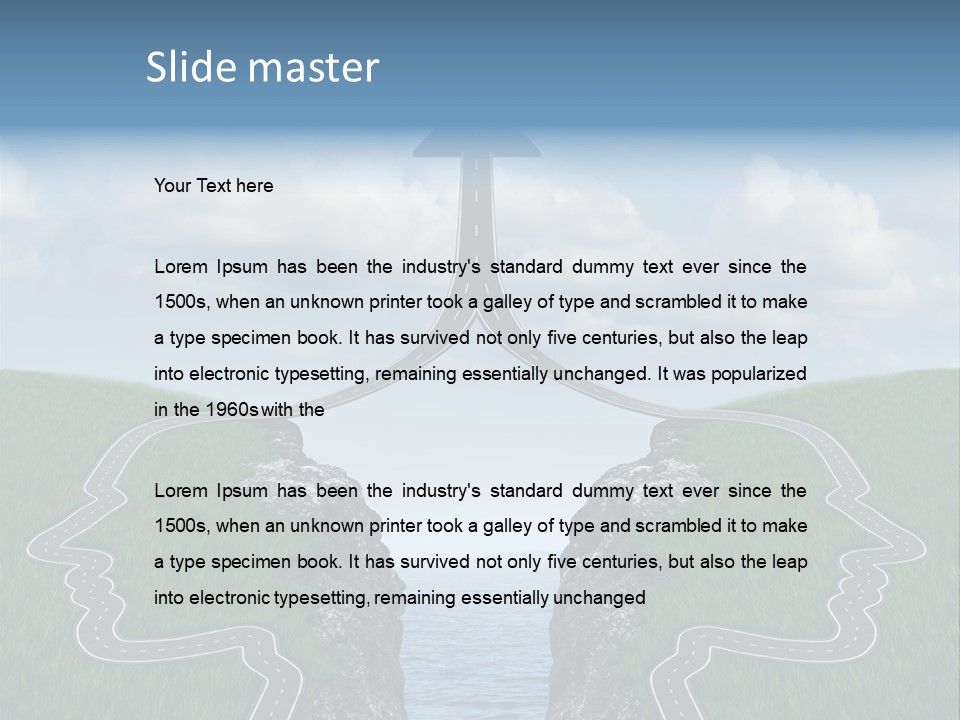 Friendship Common Goals Street PowerPoint Template