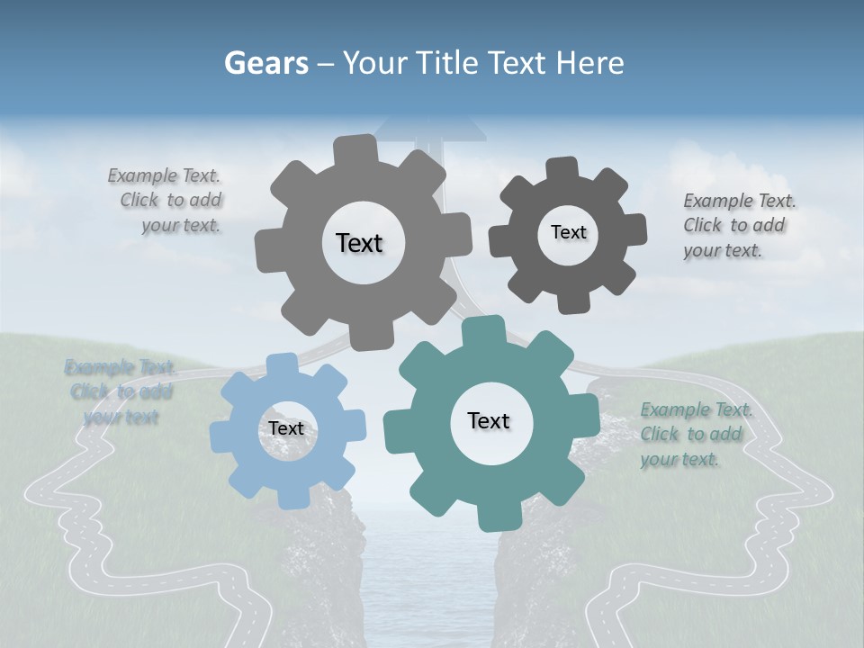 Friendship Common Goals Street PowerPoint Template