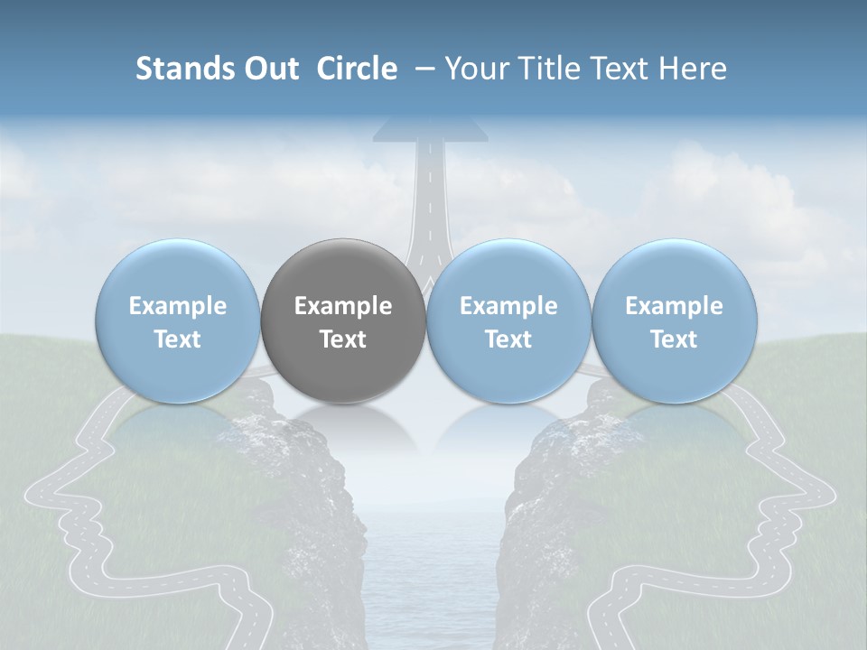 Friendship Common Goals Street PowerPoint Template