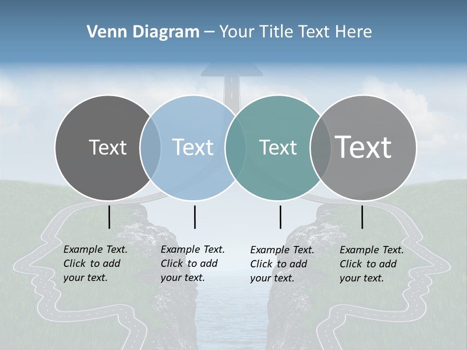 Friendship Common Goals Street PowerPoint Template