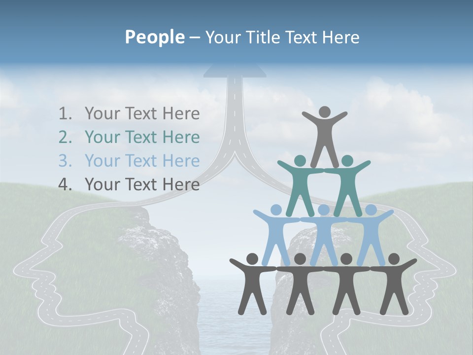 Friendship Common Goals Street PowerPoint Template