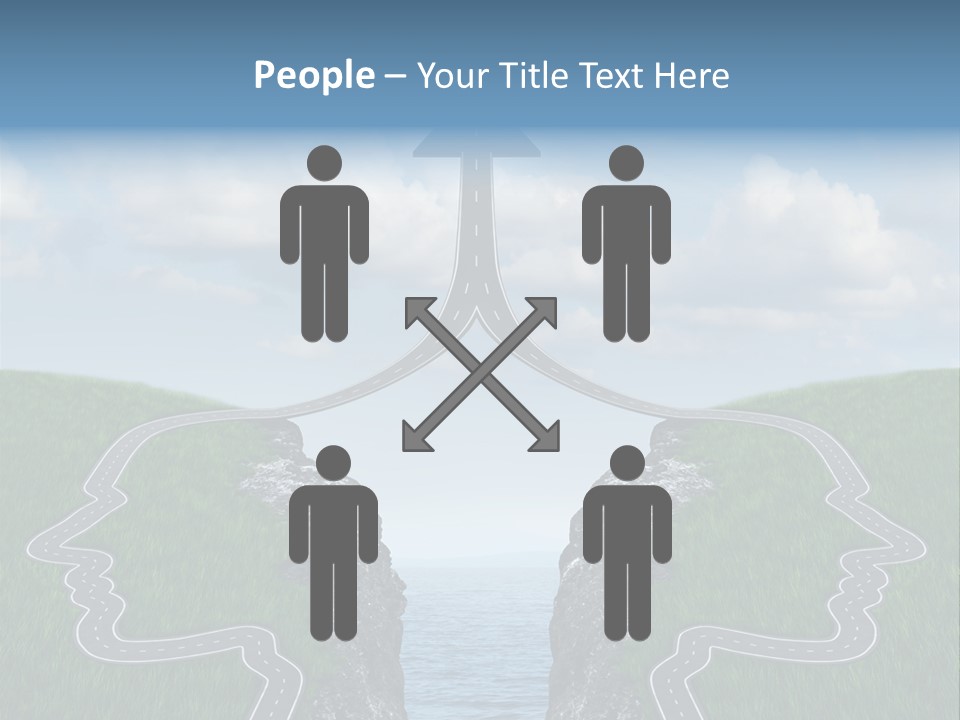 Friendship Common Goals Street PowerPoint Template