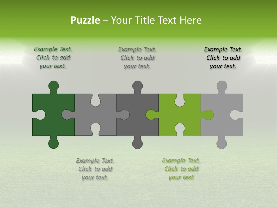 Field Soccer Stadium Background PowerPoint Template