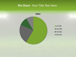 Field Soccer Stadium Background PowerPoint Template