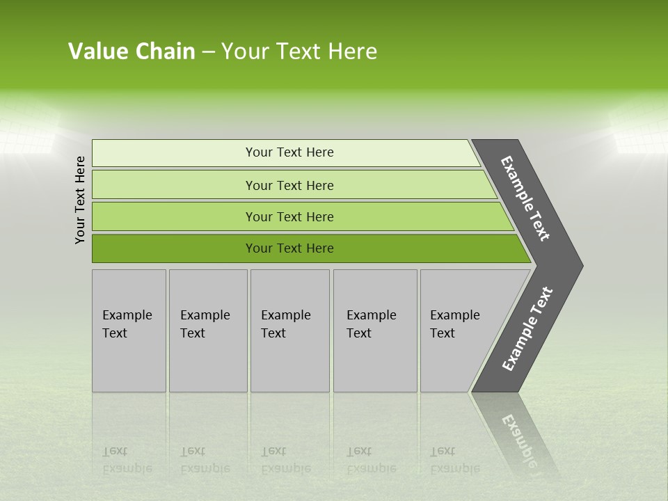 Field Soccer Stadium Background PowerPoint Template