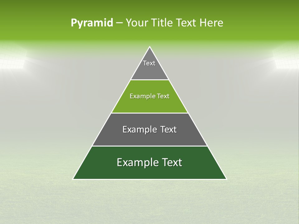 Field Soccer Stadium Background PowerPoint Template