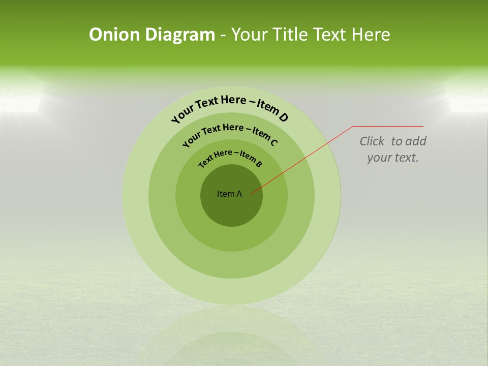 Field Soccer Stadium Background PowerPoint Template
