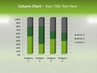 Field Soccer Stadium Background PowerPoint Template