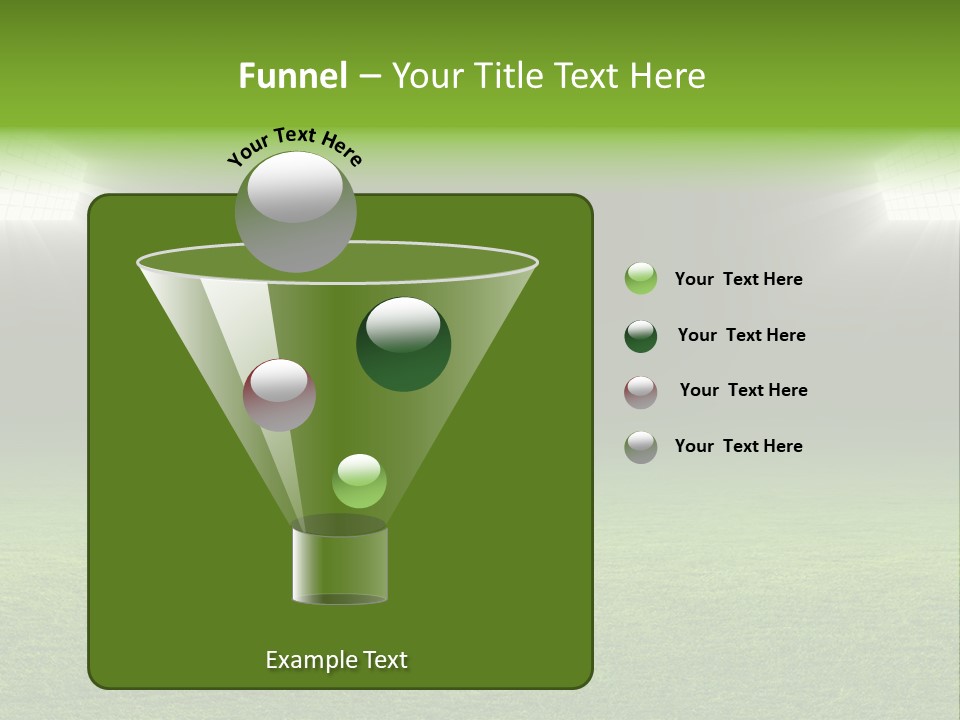 Field Soccer Stadium Background PowerPoint Template