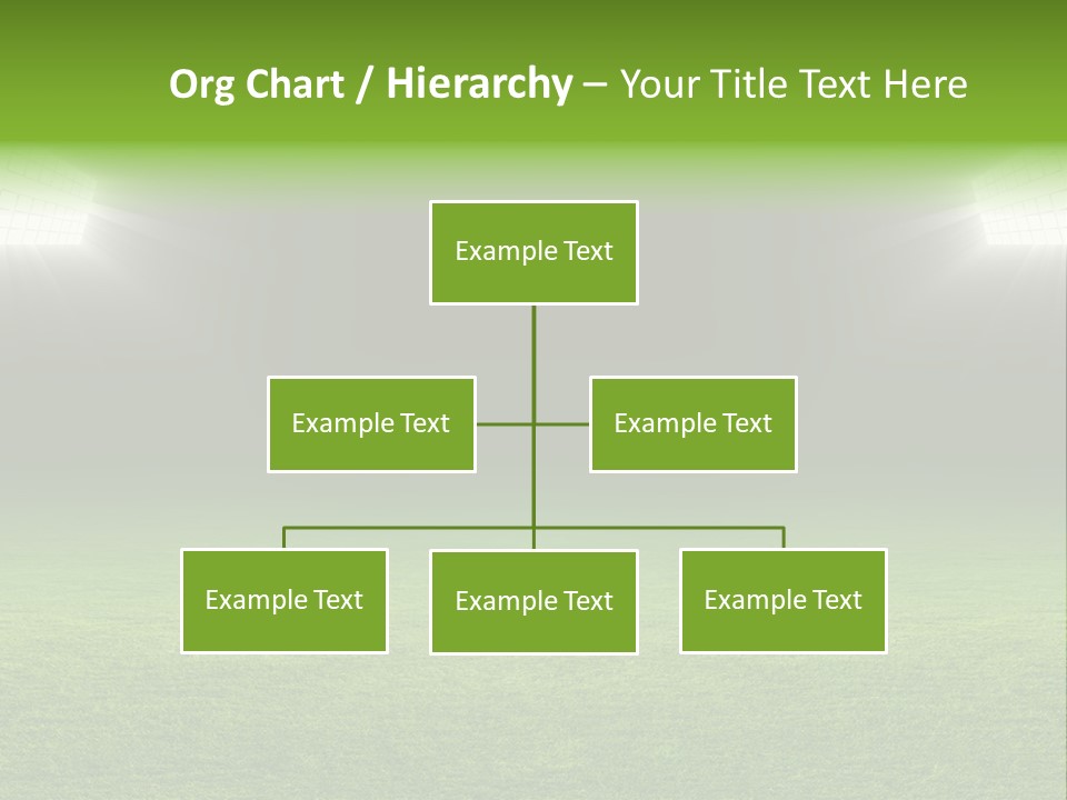 Field Soccer Stadium Background PowerPoint Template