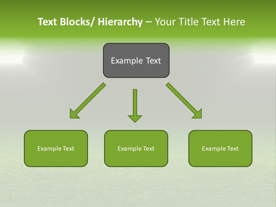 Field Soccer Stadium Background PowerPoint Template