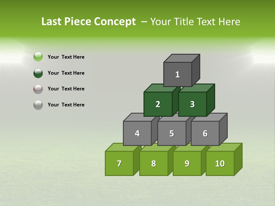 Field Soccer Stadium Background PowerPoint Template
